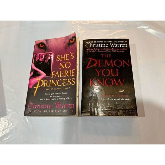 Lot 2 Christine Warren, She's No Faerie Princess, The Demon you Know, Others - Picture 1 of 3